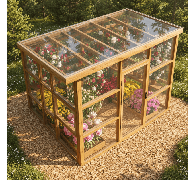 12'x11' Greenhouse Plans, greenhouse build, Framed greenhouse plans, Garden house, Greenhouse diy plan - Digital Download Only
