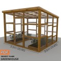 12'x11' Greenhouse Plans, greenhouse build, Framed greenhouse plans, Garden house, Greenhouse diy plan - Digital Download Only