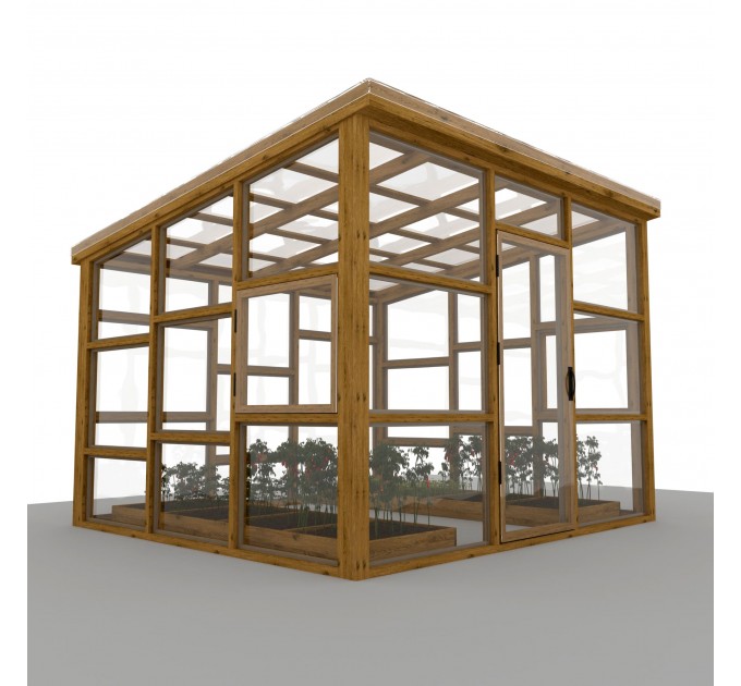 12'x11' Greenhouse Plans, greenhouse build, Framed greenhouse plans, Garden house, Greenhouse diy plan - Digital Download Only