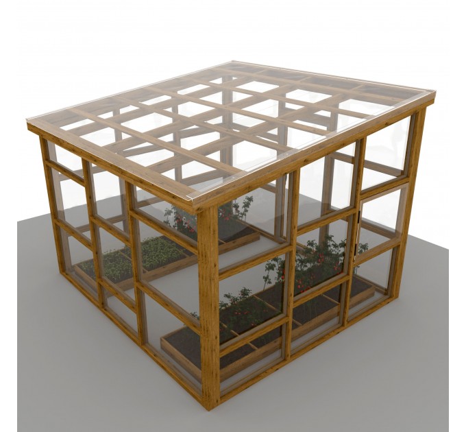 12'x11' Greenhouse Plans, greenhouse build, Framed greenhouse plans, Garden house, Greenhouse diy plan - Digital Download Only