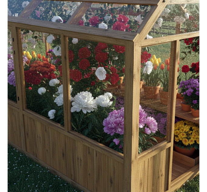 Build Your Own 8x16 Greenhouse – DIY Framed Plans (Digital Download)