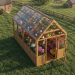 Build Your Own 8x16 Greenhouse – DIY Framed Plans (Digital Download)