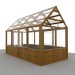 Build Your Own 8x16 Greenhouse – DIY Framed Plans (Digital Download)