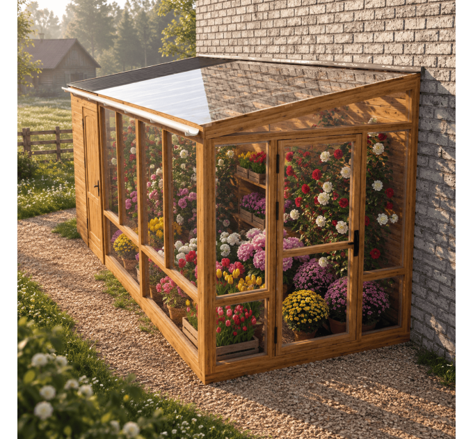 Framed Greenhouse & Garden Shed Plans – DIY Outdoor Build