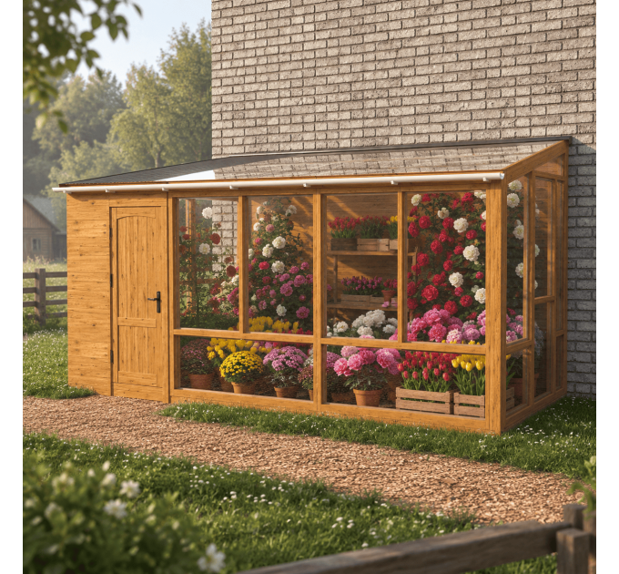 Framed Greenhouse & Garden Shed Plans – DIY Outdoor Build