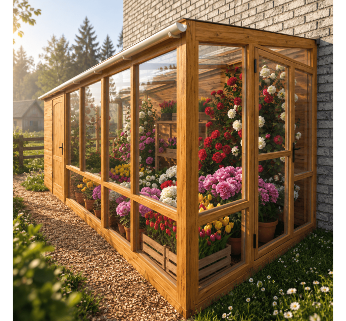Framed Greenhouse & Garden Shed Plans – DIY Outdoor Build