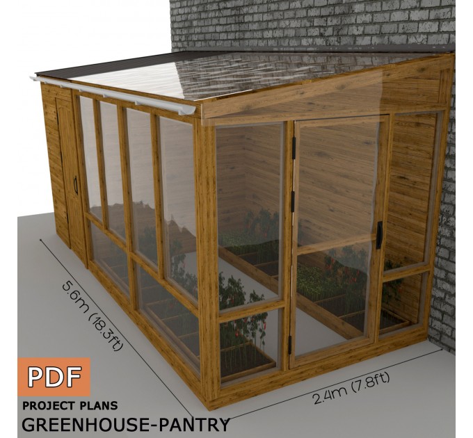 Framed Greenhouse & Garden Shed Plans – DIY Outdoor Build