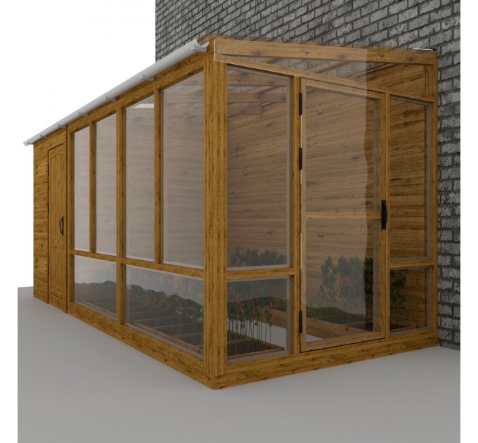 Framed Greenhouse & Garden Shed Plans – DIY Outdoor Build