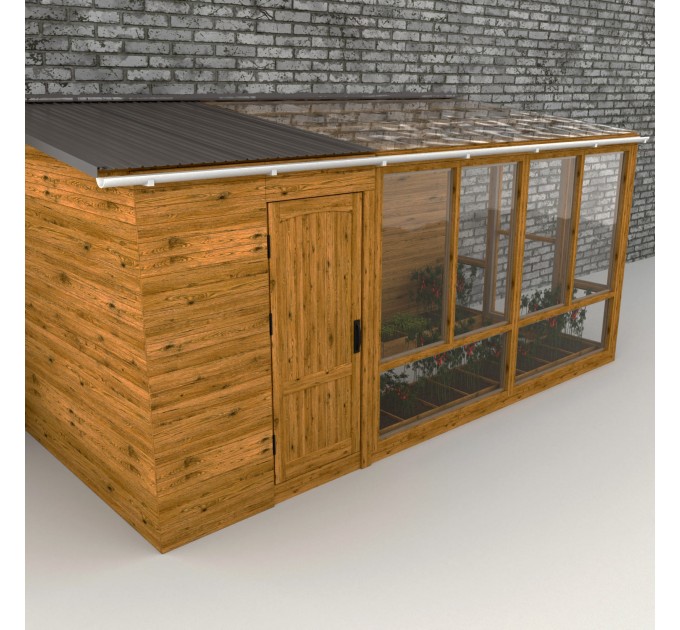 Framed Greenhouse & Garden Shed Plans – DIY Outdoor Build