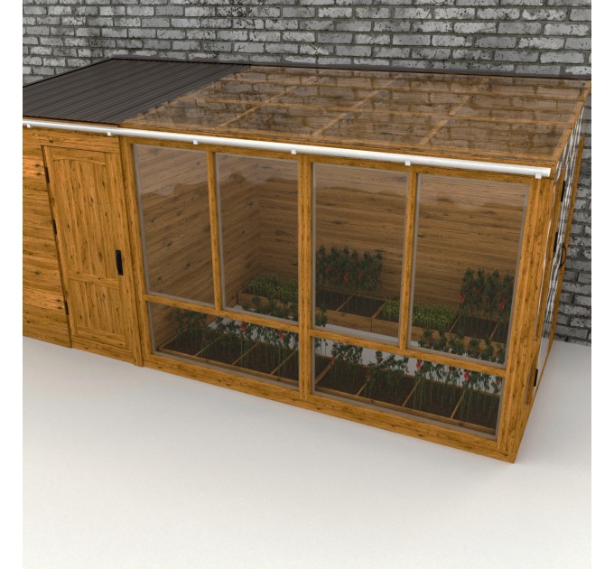 Framed Greenhouse & Garden Shed Plans – DIY Outdoor Build