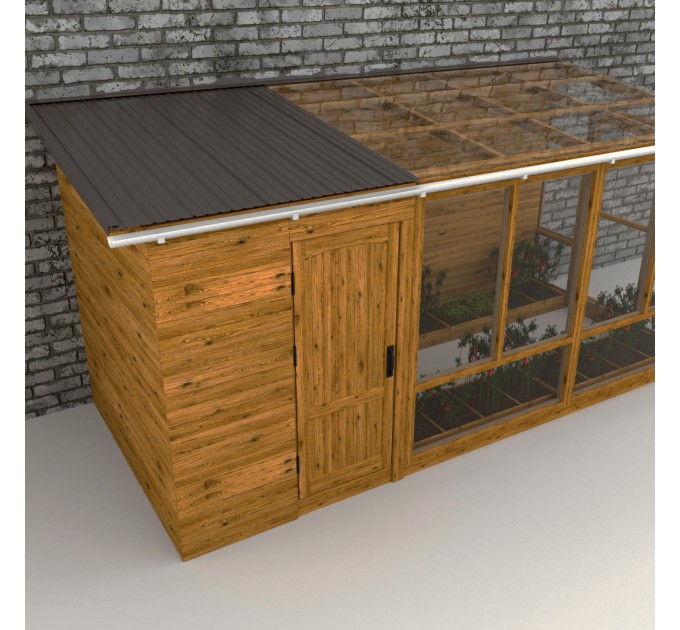 Framed Greenhouse & Garden Shed Plans – DIY Outdoor Build