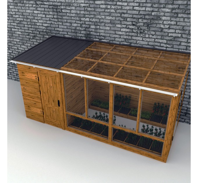 Framed Greenhouse & Garden Shed Plans – DIY Outdoor Build