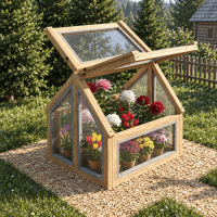 Little garden greenhouse Plans - Digital Download Only Little garden greenhouse Plans - Digital Download Only
