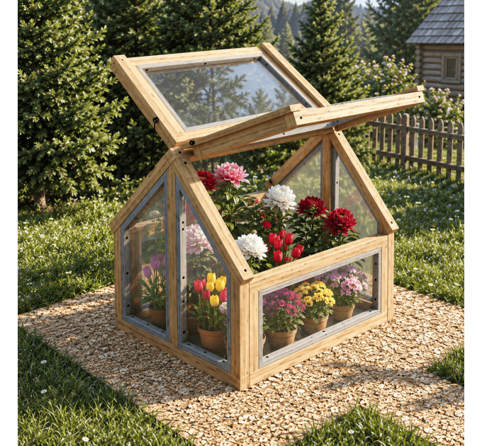 Little Garden Greenhouse Building Plans – Instant Download PDF