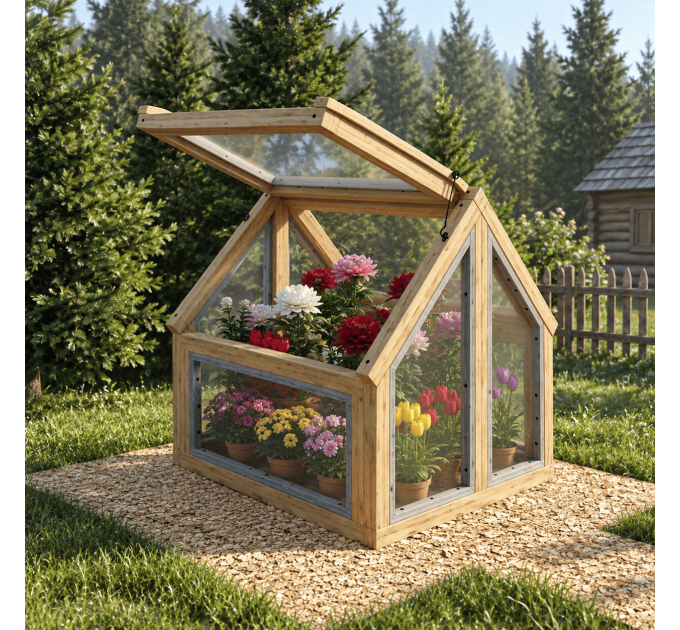 Little Garden Greenhouse Building Plans – Instant Download PDF