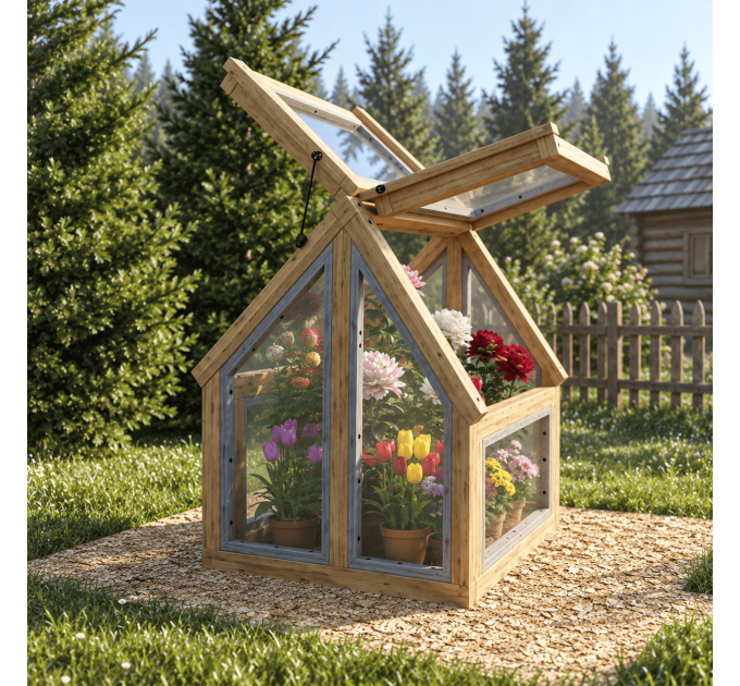 Little Garden Greenhouse Building Plans – Instant Download PDF
