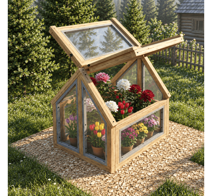 Little Garden Greenhouse Building Plans – Instant Download PDF