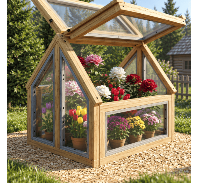 Little Garden Greenhouse Building Plans – Instant Download PDF