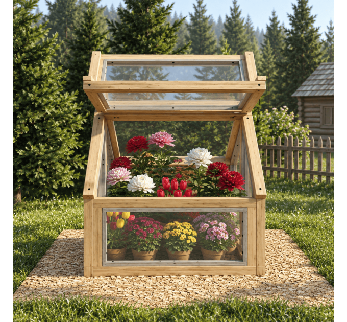 Little Garden Greenhouse Building Plans – Instant Download PDF