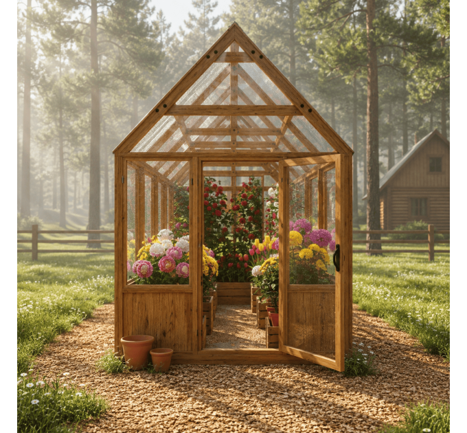 DIY Greenhouse Plans & Solar Shed Designs – Outdoor Pantry & Garden House PDF Downloads