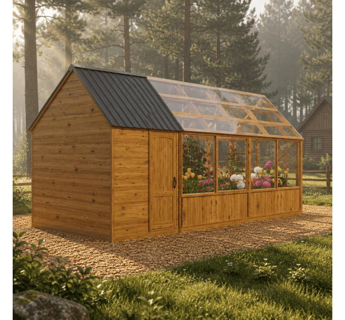 DIY Greenhouse Plans & Solar Shed Designs – Outdoor Pantry & Garden House PDF Downloads