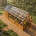DIY Greenhouse Plans & Solar Shed Designs – Outdoor Pantry & Garden House PDF Downloads