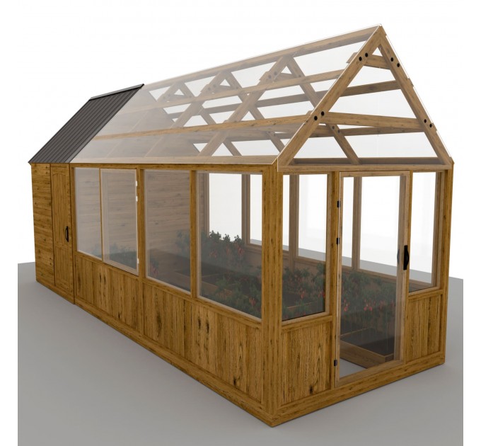 DIY Greenhouse Plans & Solar Shed Designs – Outdoor Pantry & Garden House PDF Downloads