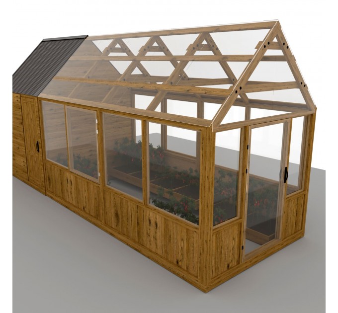 DIY Greenhouse Plans & Solar Shed Designs – Outdoor Pantry & Garden House PDF Downloads