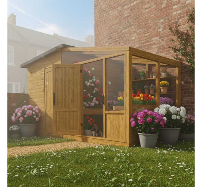 DIY Shed Greenhouse Plans – Outdoor Pantry, Garden House & Framed Greenhouse Kits