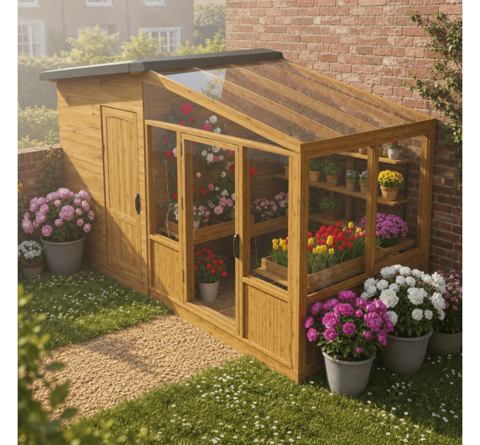 DIY Shed Greenhouse Plans – Outdoor Pantry, Garden House & Framed Greenhouse Kits