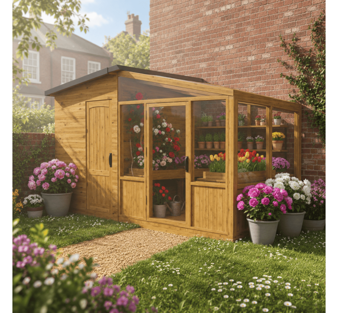 DIY Shed Greenhouse Plans – Outdoor Pantry, Garden House & Framed Greenhouse Kits