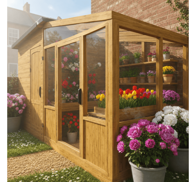 DIY Shed Greenhouse Plans – Outdoor Pantry, Garden House & Framed Greenhouse Kits