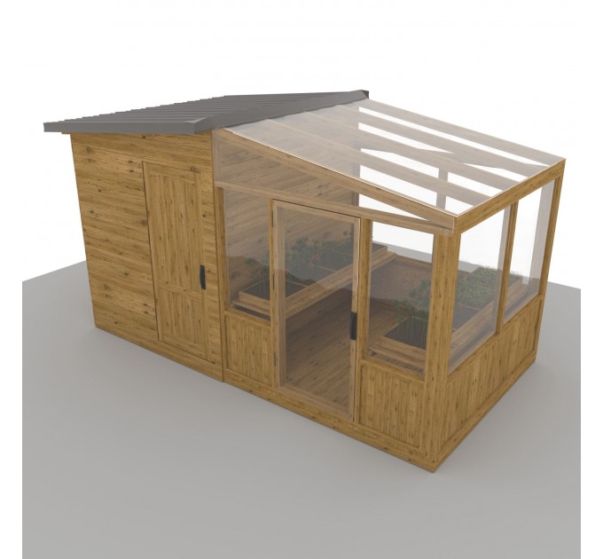DIY Shed Greenhouse Plans – Outdoor Pantry, Garden House & Framed Greenhouse Kits