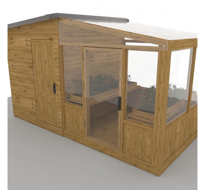DIY Shed Greenhouse Plans – Outdoor Pantry, Garden House & Framed Greenhouse Kits