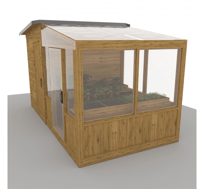 DIY Shed Greenhouse Plans – Outdoor Pantry, Garden House & Framed Greenhouse Kits