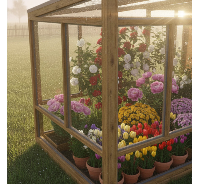 DIY Greenhouse Plans – Build a Framed Garden Greenhouse
