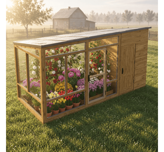 DIY Greenhouse Plans – Build a Framed Garden Greenhouse
