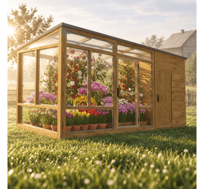 DIY Greenhouse Plans – Build a Framed Garden Greenhouse