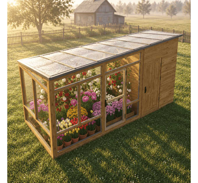 DIY Greenhouse Plans – Build a Framed Garden Greenhouse