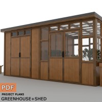 Greenhouse - Shed Plans, DIY Building Plans, Garden Greenhouse, Wooden Shed, Greenhouse diy plan - Digital Download Only