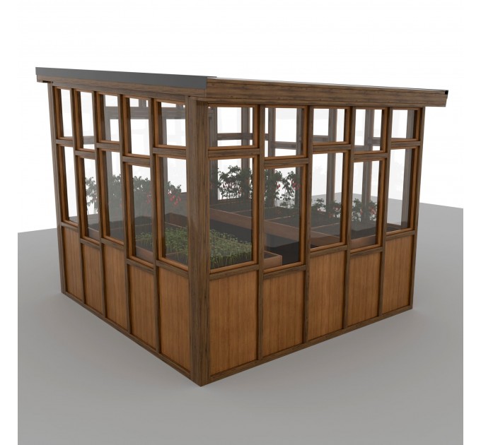 Build Your Own Wooden Greenhouse – Easy DIY Framed Garden Plans (PDF)