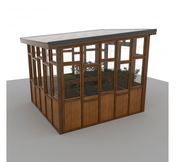 Build Your Own Wooden Greenhouse – Easy DIY Framed Garden Plans (PDF)