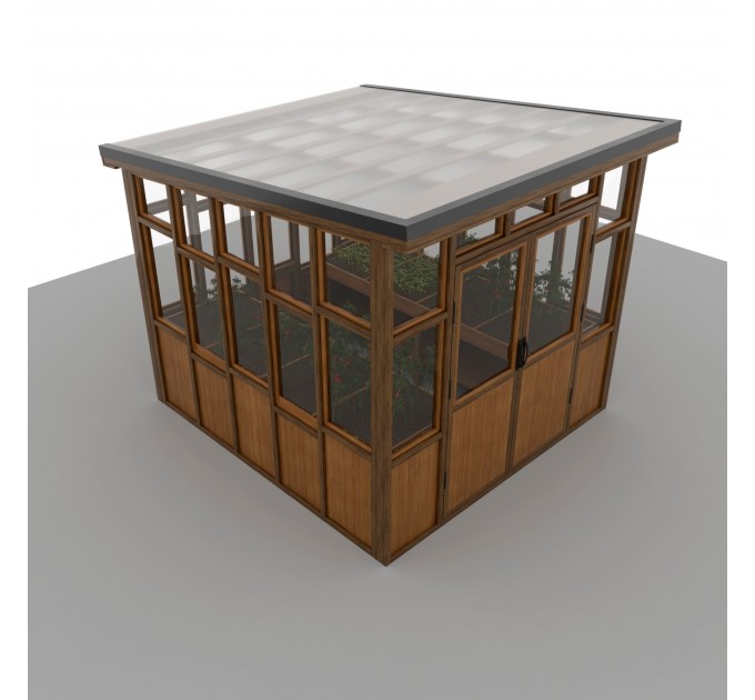 Build Your Own Wooden Greenhouse – Easy DIY Framed Garden Plans (PDF)