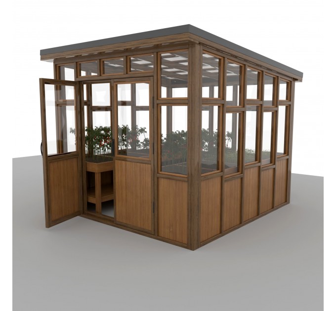 Build Your Own Wooden Greenhouse – Easy DIY Framed Garden Plans (PDF)