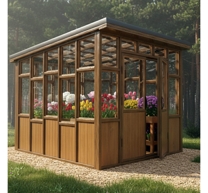 Build Your Own Wooden Greenhouse – Easy DIY Framed Garden Plans (PDF)