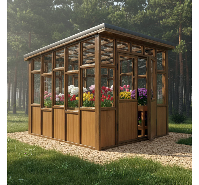 Build Your Own Wooden Greenhouse – Easy DIY Framed Garden Plans (PDF)