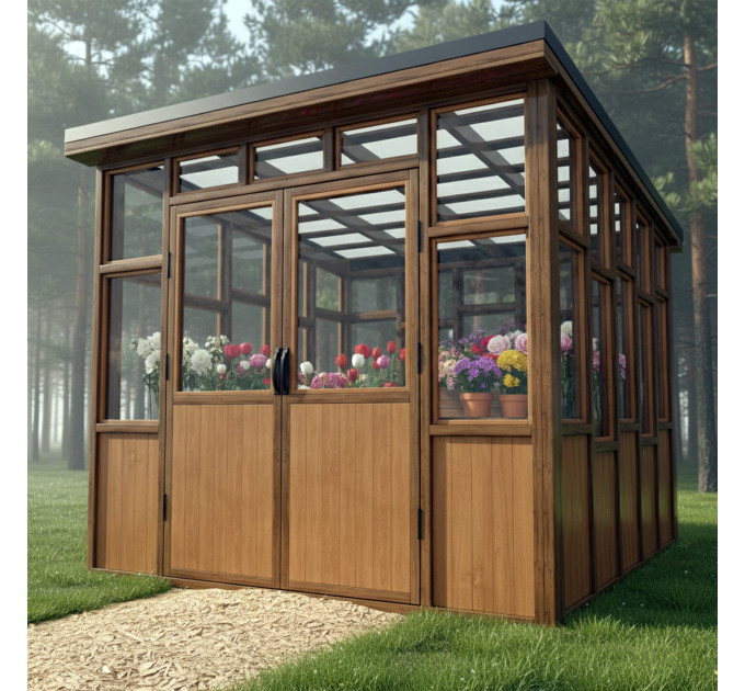 Build Your Own Wooden Greenhouse – Easy DIY Framed Garden Plans (PDF)