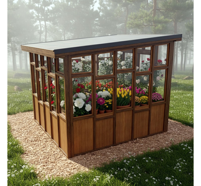 Build Your Own Wooden Greenhouse – Easy DIY Framed Garden Plans (PDF)
