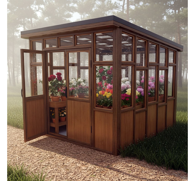 Build Your Own Wooden Greenhouse – Easy DIY Framed Garden Plans (PDF)