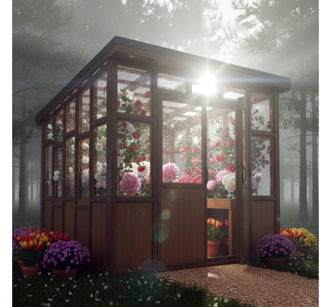Build Your Own Wooden Greenhouse – Easy DIY Framed Garden Plans (PDF)